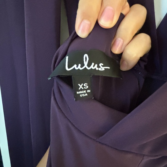 PURPLE Lulus “Tricks of the Trade” maxi wrap convertible dress! - Picture 9 of 10